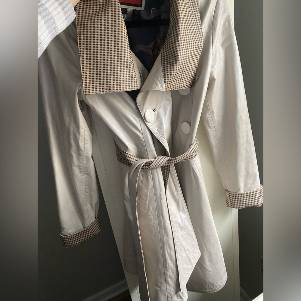 Leather Trench Coat